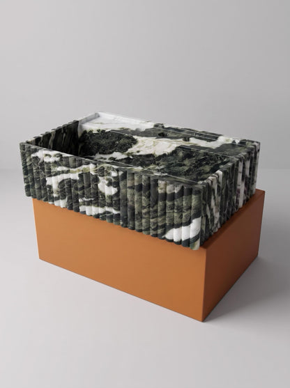 Natural Stone Fluted Sink - Vanity Basin