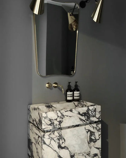 Italy Calacatta Viola Vanity Sink & Unit – Multiple Drawers