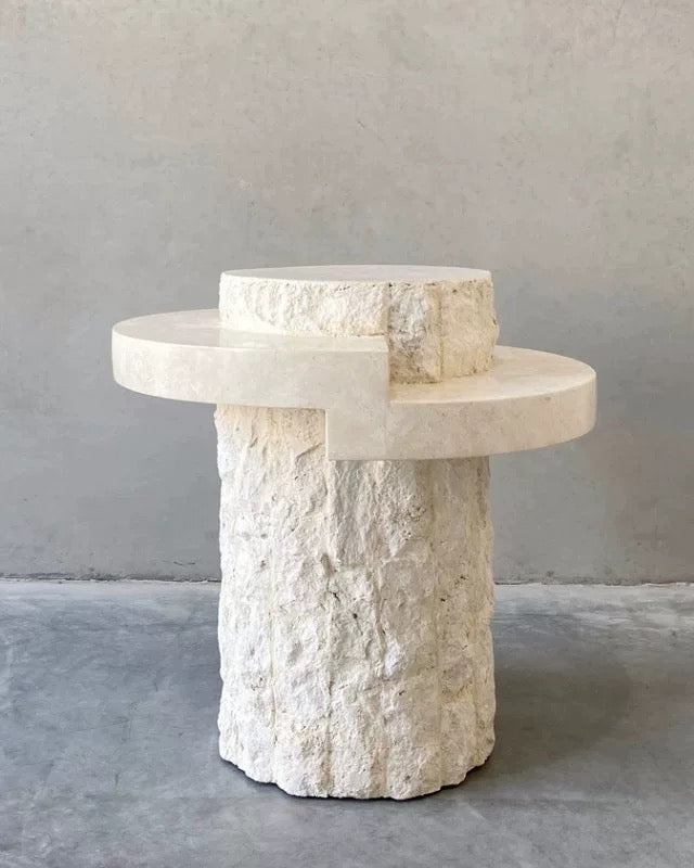 Limestone Creative Side Table