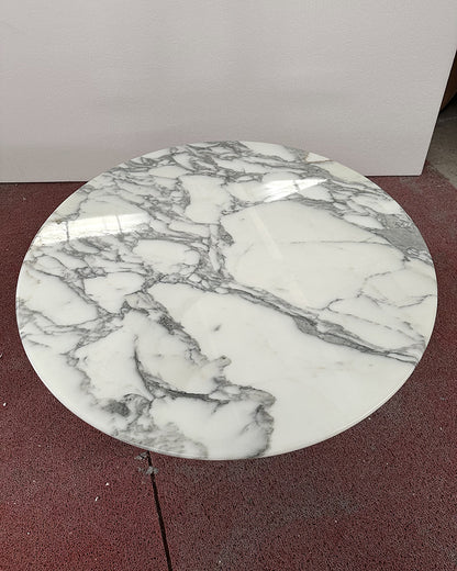 Natural Arabescato Marble Petal Base Coffee Table | Ready to Ship