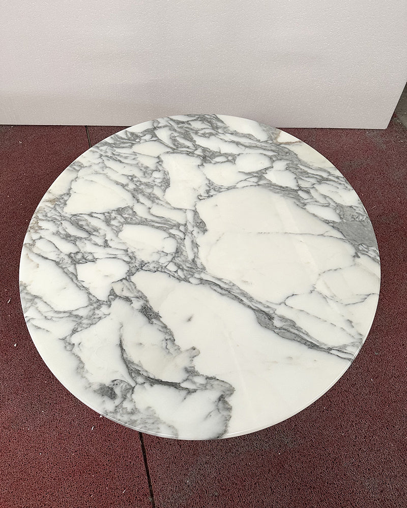 Natural Arabescato Marble Petal Base Coffee Table | Ready to Ship