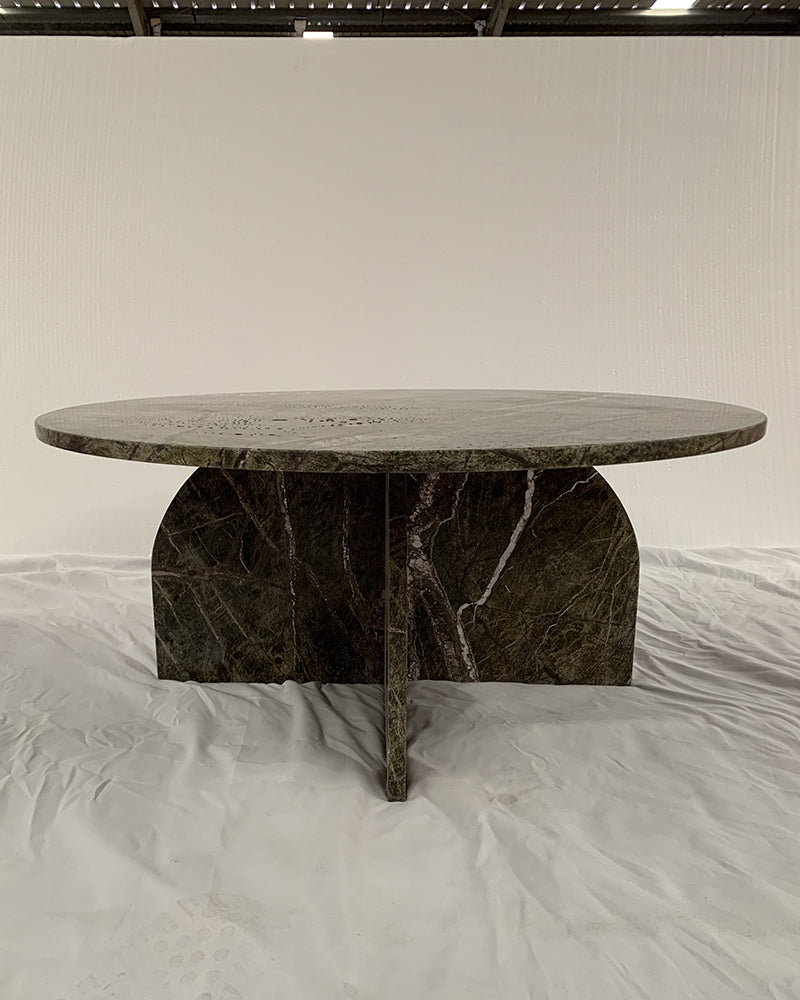 Natural Marble Arc Cross Coffee Table