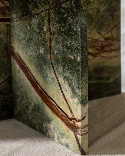 Natural Marble Arc Cross Coffee Table