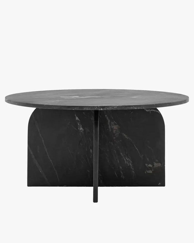 Natural Marble Arc Cross Coffee Table