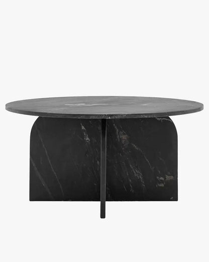 Natural Marble Arc Cross Coffee Table
