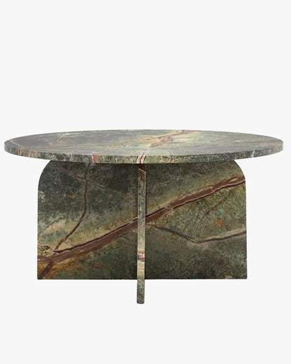 Natural Marble Arc Cross Coffee Table