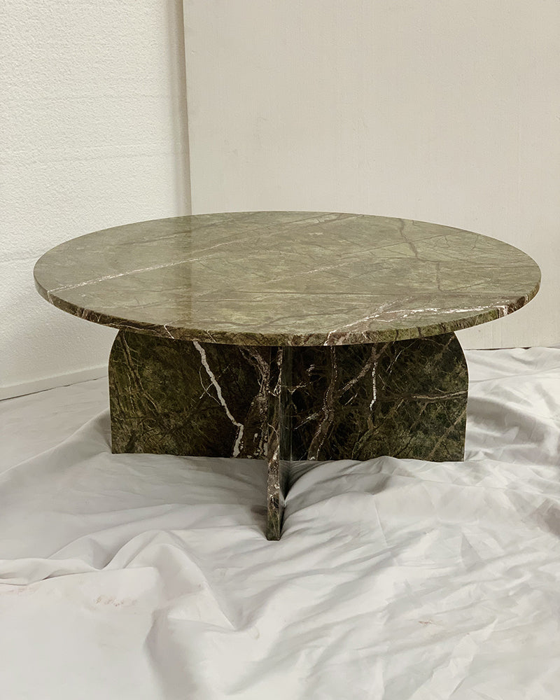 Natural Marble Arc Cross Coffee Table