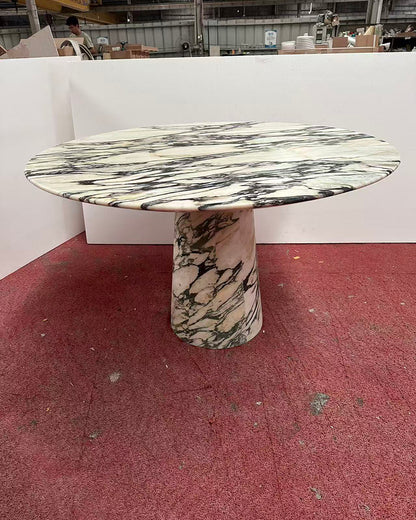 Natural Marble Calacatta Viola  Round Dining Table