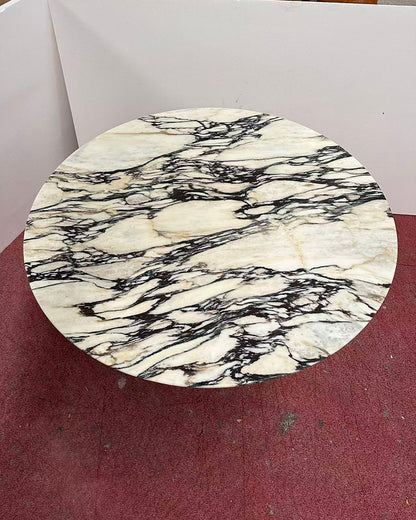 Natural Marble Calacatta Viola  Round Dining Table