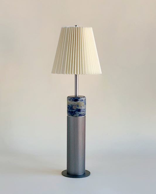 Natural Marble Petal Base Bedside Lamp
