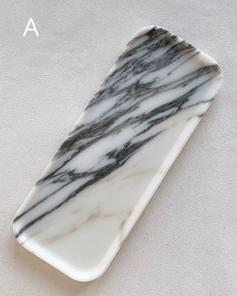 Natural Marble Polished Rectangle Tray