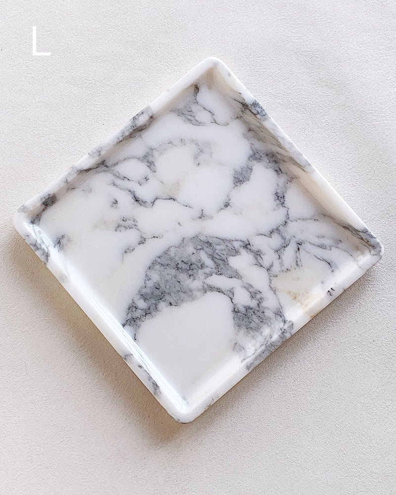 Natural Marble Polished Square Tray