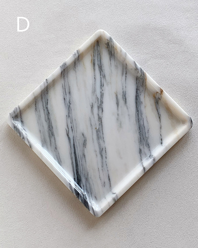 Natural Marble Polished Square Tray