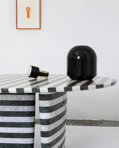 Natural Marble Striped Coffee Table