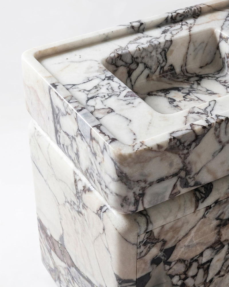 Natural Stone Bathroom Vanity Sink  - Multiple Drawers