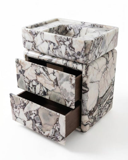 Natural Stone Bathroom Vanity Sink  - Multiple Drawers