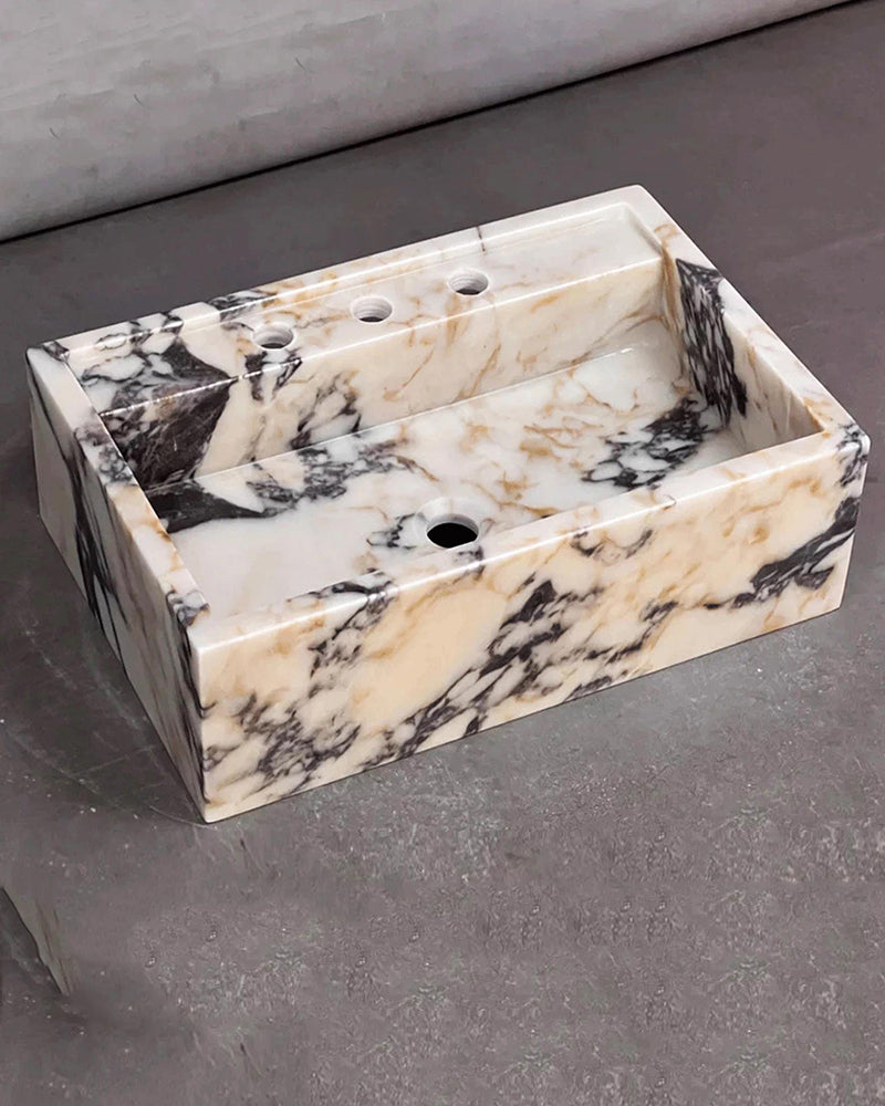 Natural Stone Smooth Sink - Vanity Basin