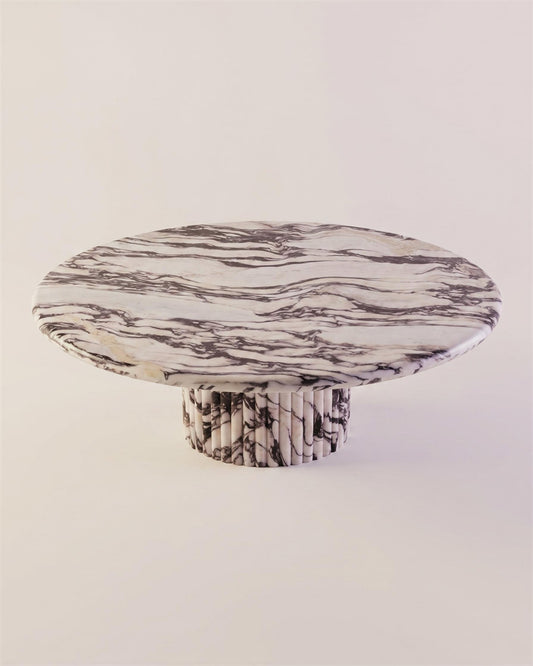 Natural Calacatta Viola Petal Base Coffee Table