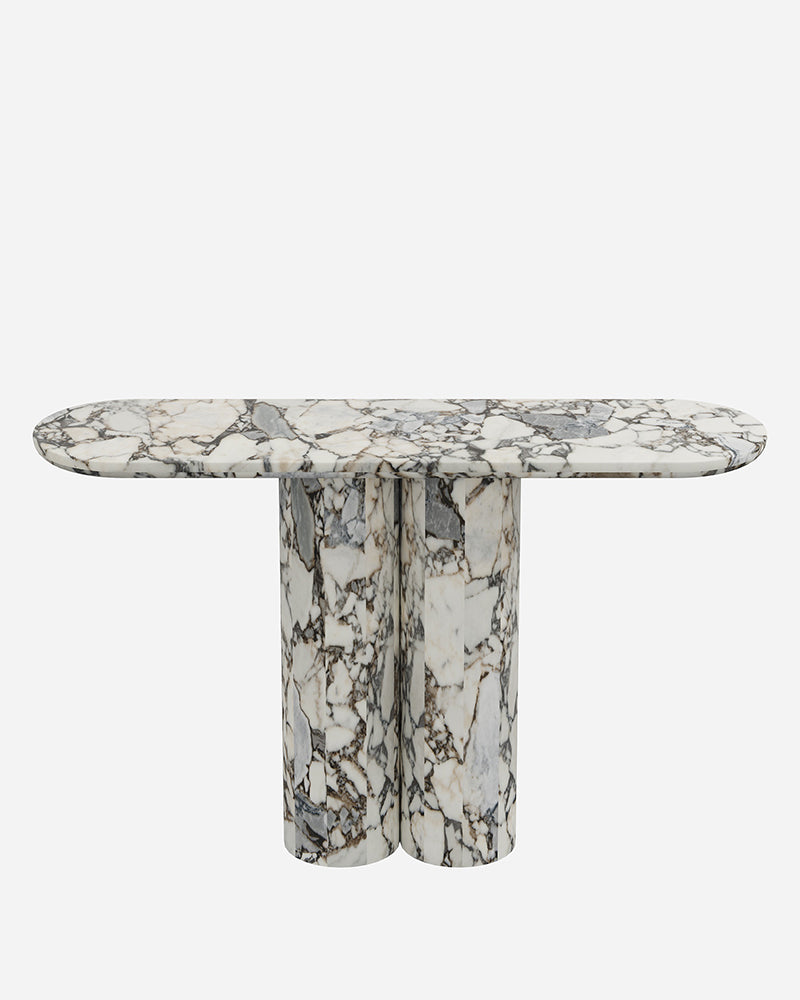 Ocean Storm Marble Nova Console table