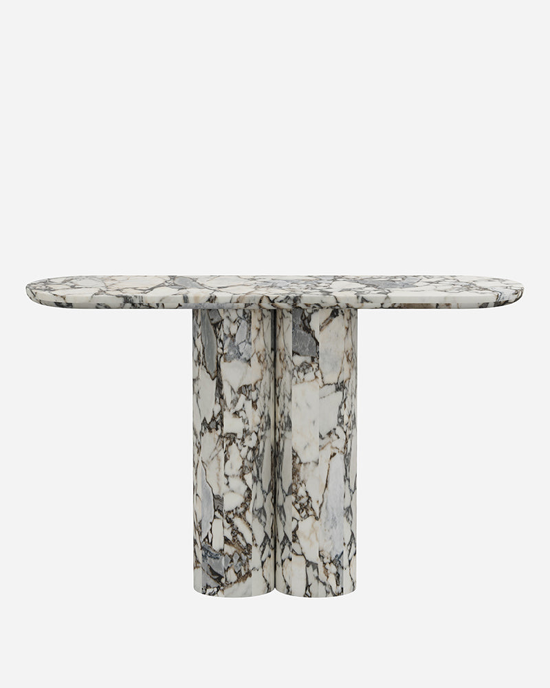 Ocean Storm Marble Nova Console table