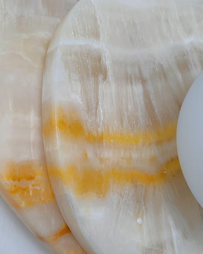 Orange Onyx Wall Lamp