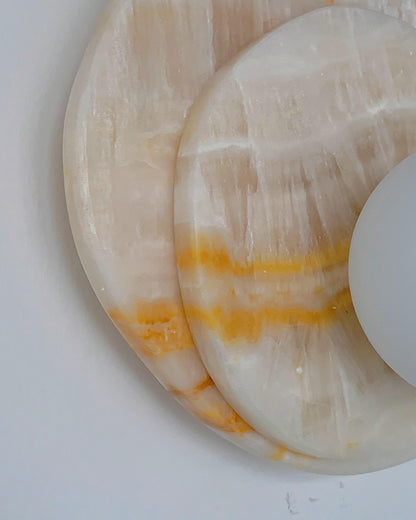 Orange Onyx Wall Lamp