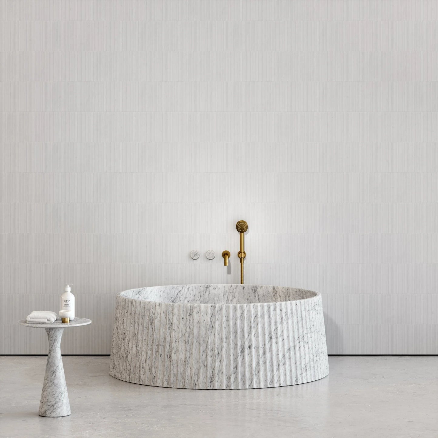 Carrara Marble Bathtub | Round Marble Bathtub | Luxury Bathtub