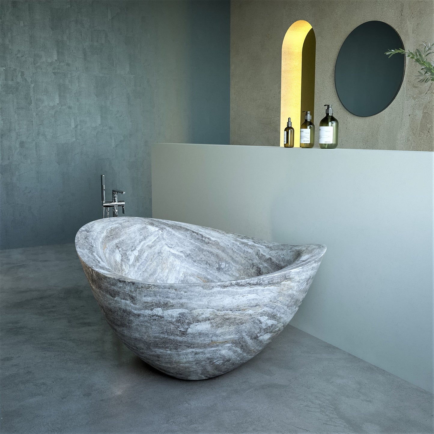 Marble Bathtub | Luxury Modern Bathtub | Alcove Bathtubs