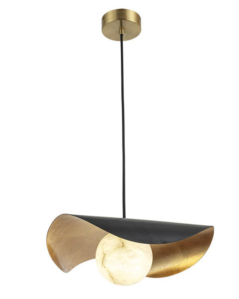 Spanish Alabaster Planet Chandelier