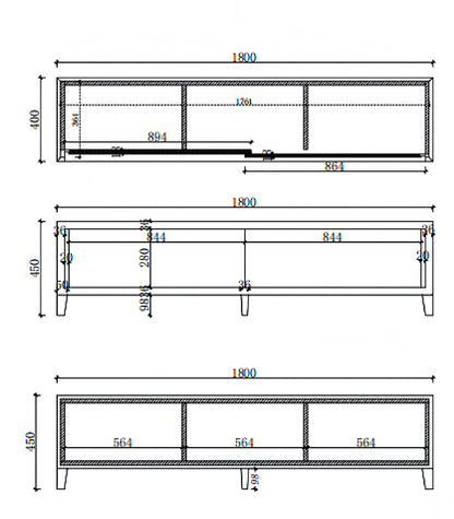 Travertine Media Console | Travertine Tv Stand | Marble Television Stand