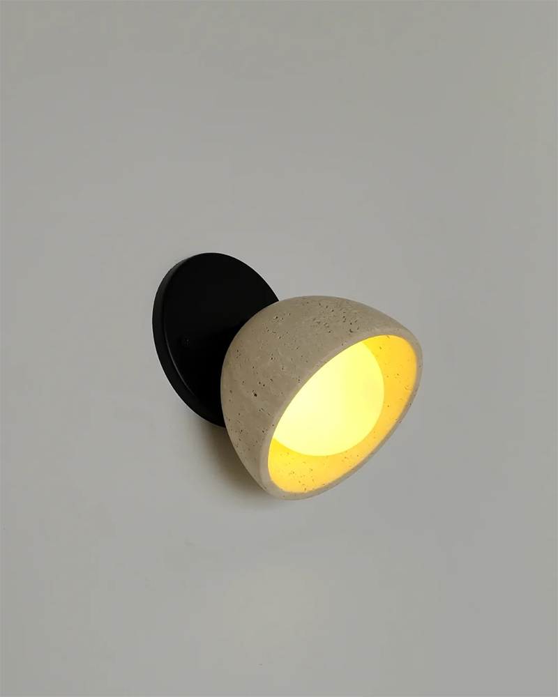 Travertine Marble Wall LampTravertine Marble Wall Lamp