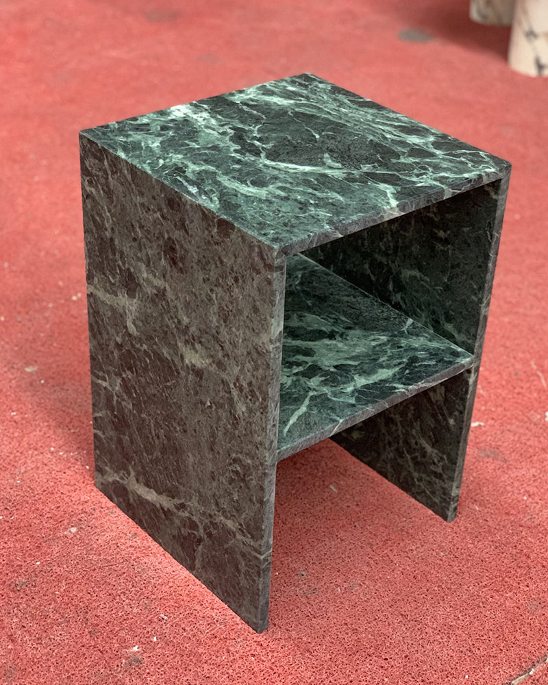 Verde Apli Marble Side Table