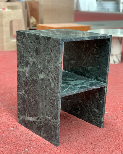 Verde Apli Marble Side Table