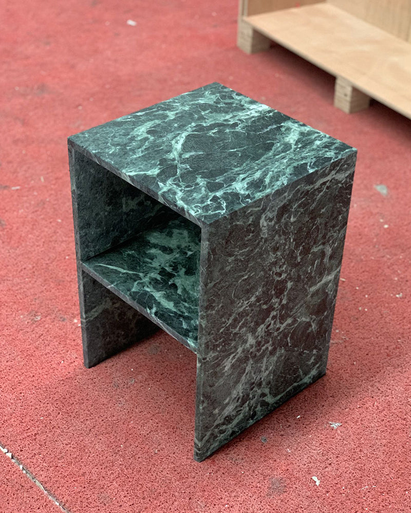 Verde Apli Marble Side Table