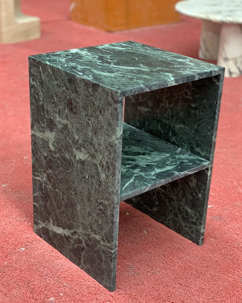 Verde Apli Marble Side Table