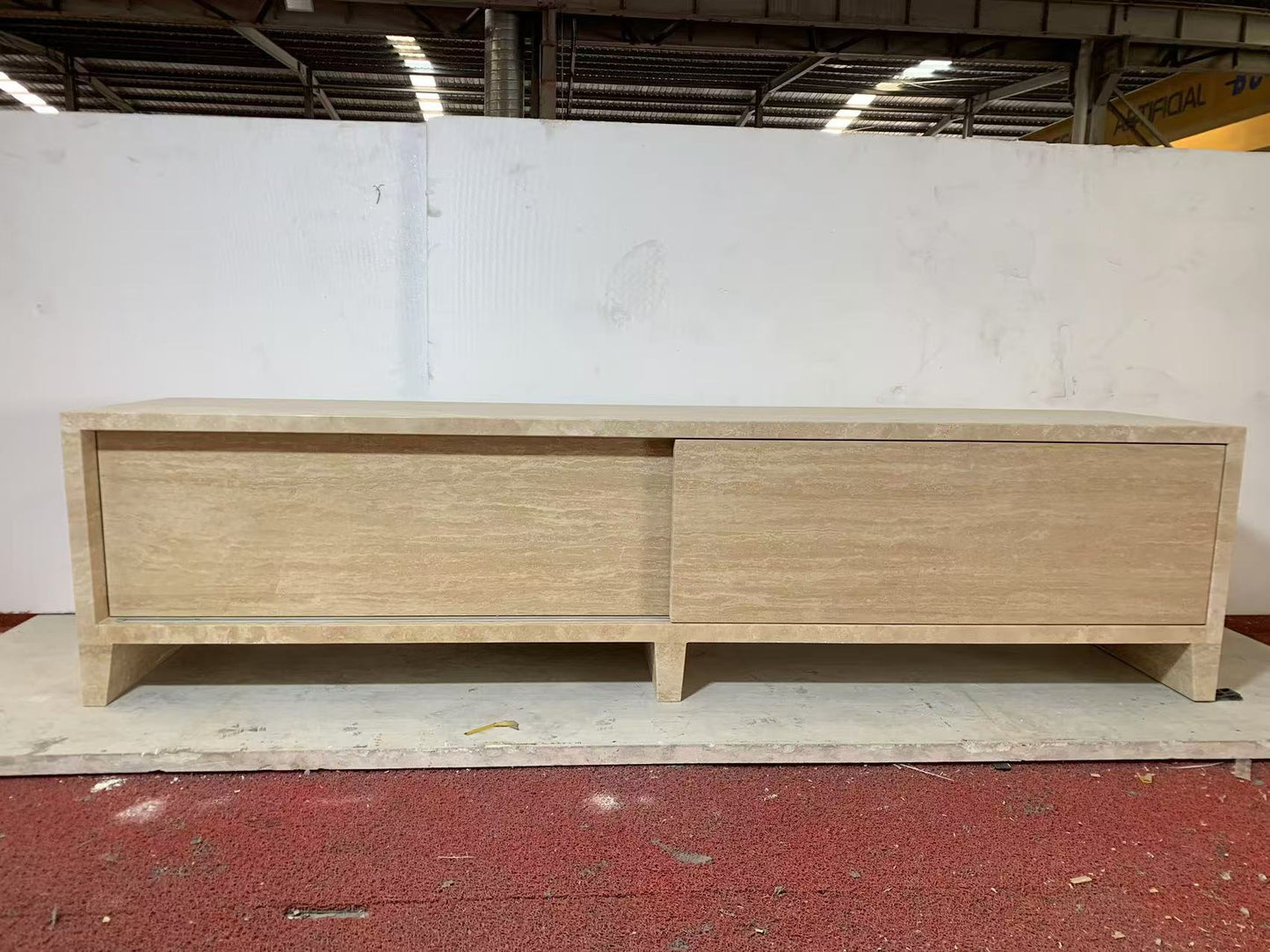 Travertine Media Console | Travertine Tv Stand | Marble Television Stand