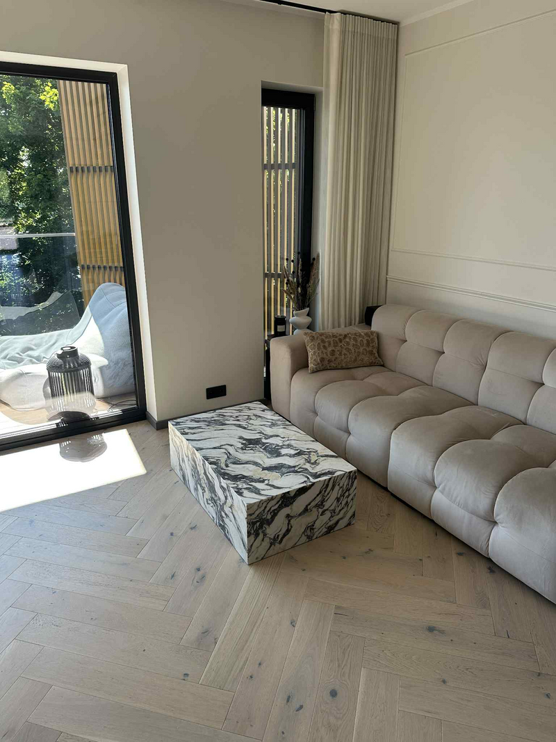 Calacatta Viola Plinth Coffee Table