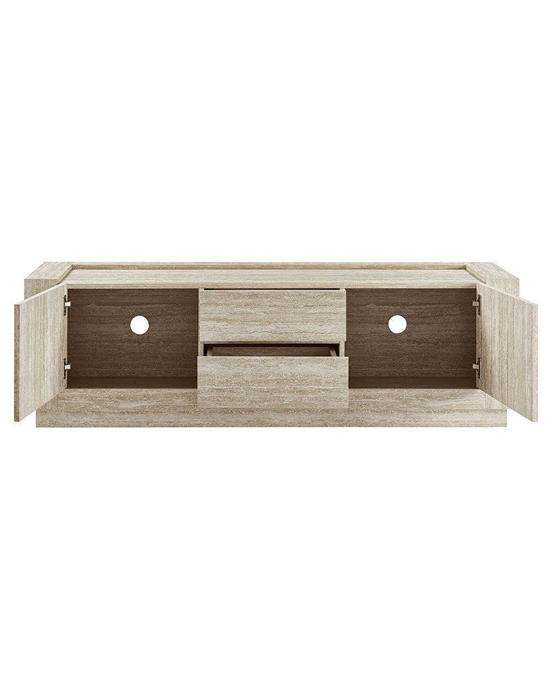 Travertine TV Console | Television Stands |150*41.6*46.2cm