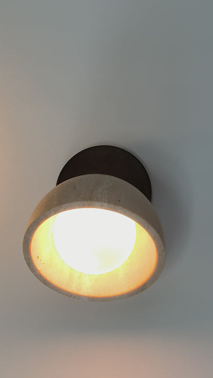 Travertine Marble Wall Lamp