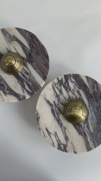 Calacatta Viola Marble Wall Lamp