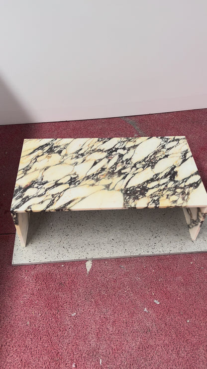 Natural Marble Calacatta Viola Simply Coffee Table