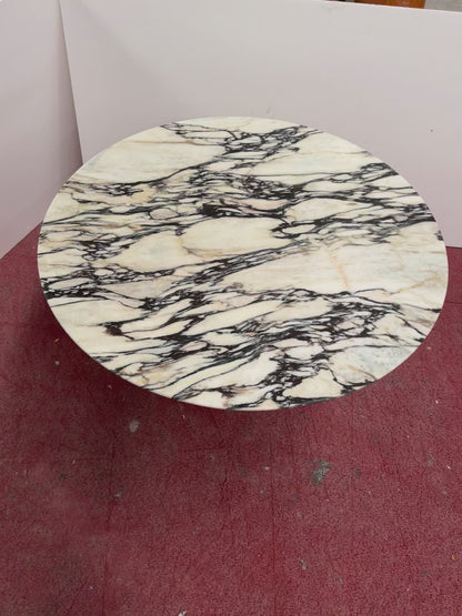 Natural Marble Calacatta Viola  Round Dining Table