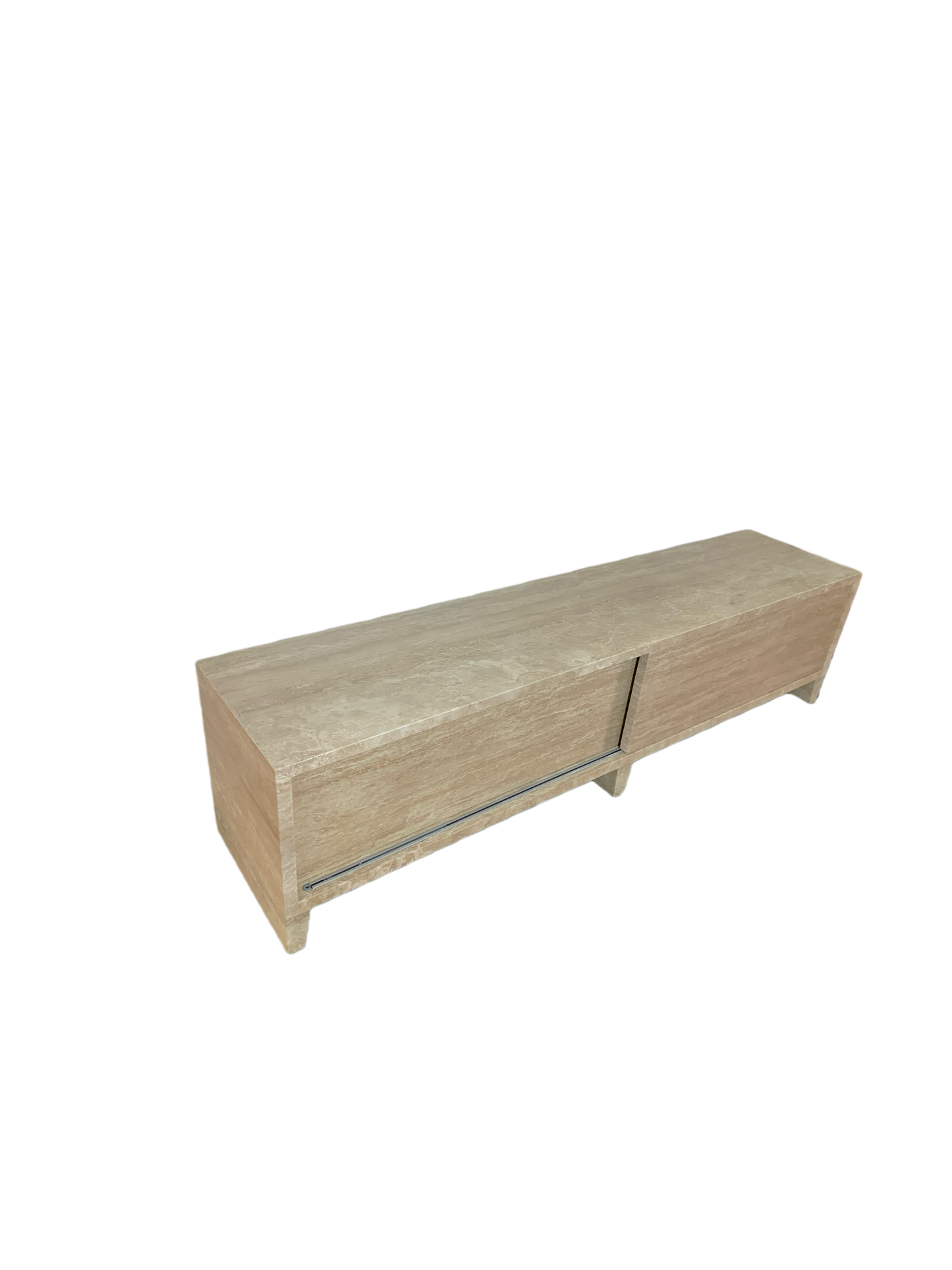 Travertine Media Console | Travertine Tv Stand | Marble Television Stand