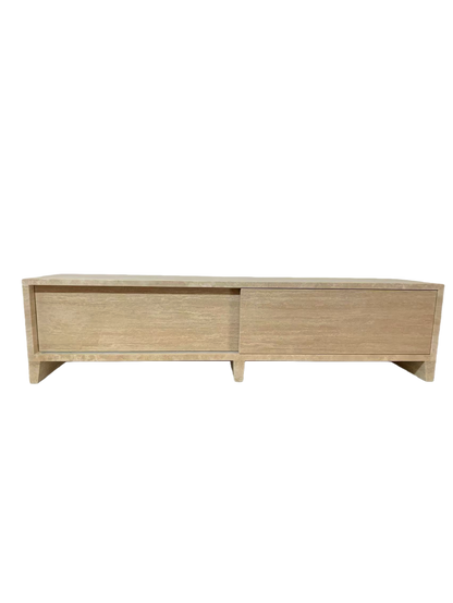 Travertine Media Console | Travertine Tv Stand | Marble Television Stand